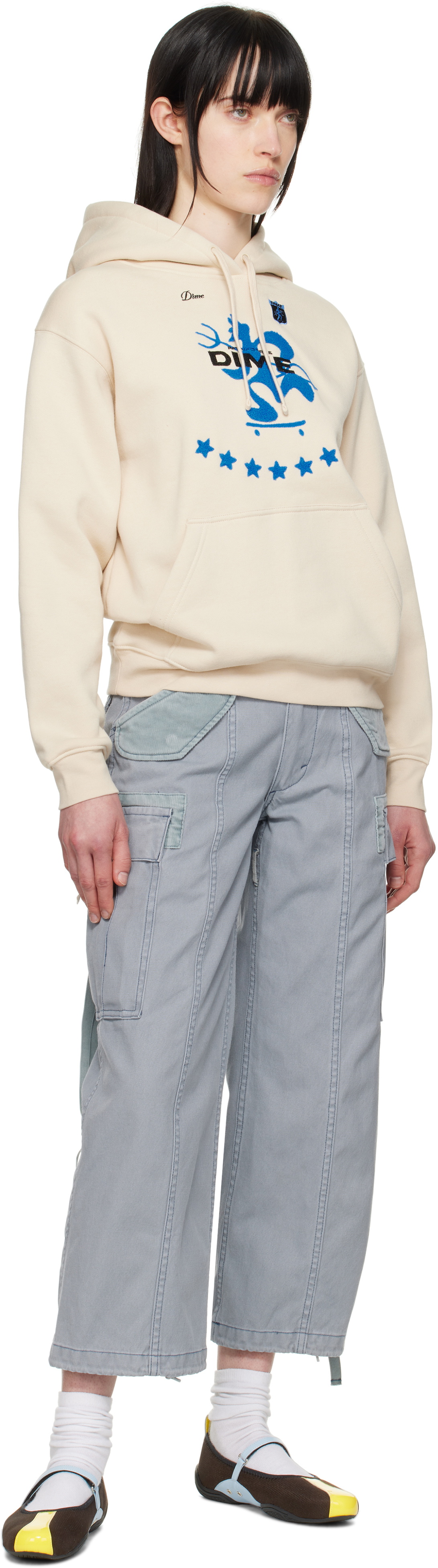 Dime Beige Patinadores Hoodie