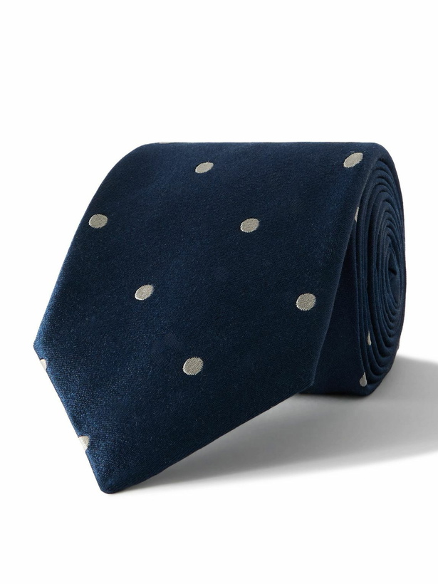 Photo: TOM FORD - 8cm Polka-Dot Silk-Satin Tie