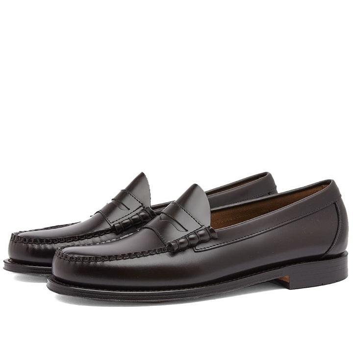 Photo: Bass Weejuns Men's Larson Penny Loafer in Chocolate Leather