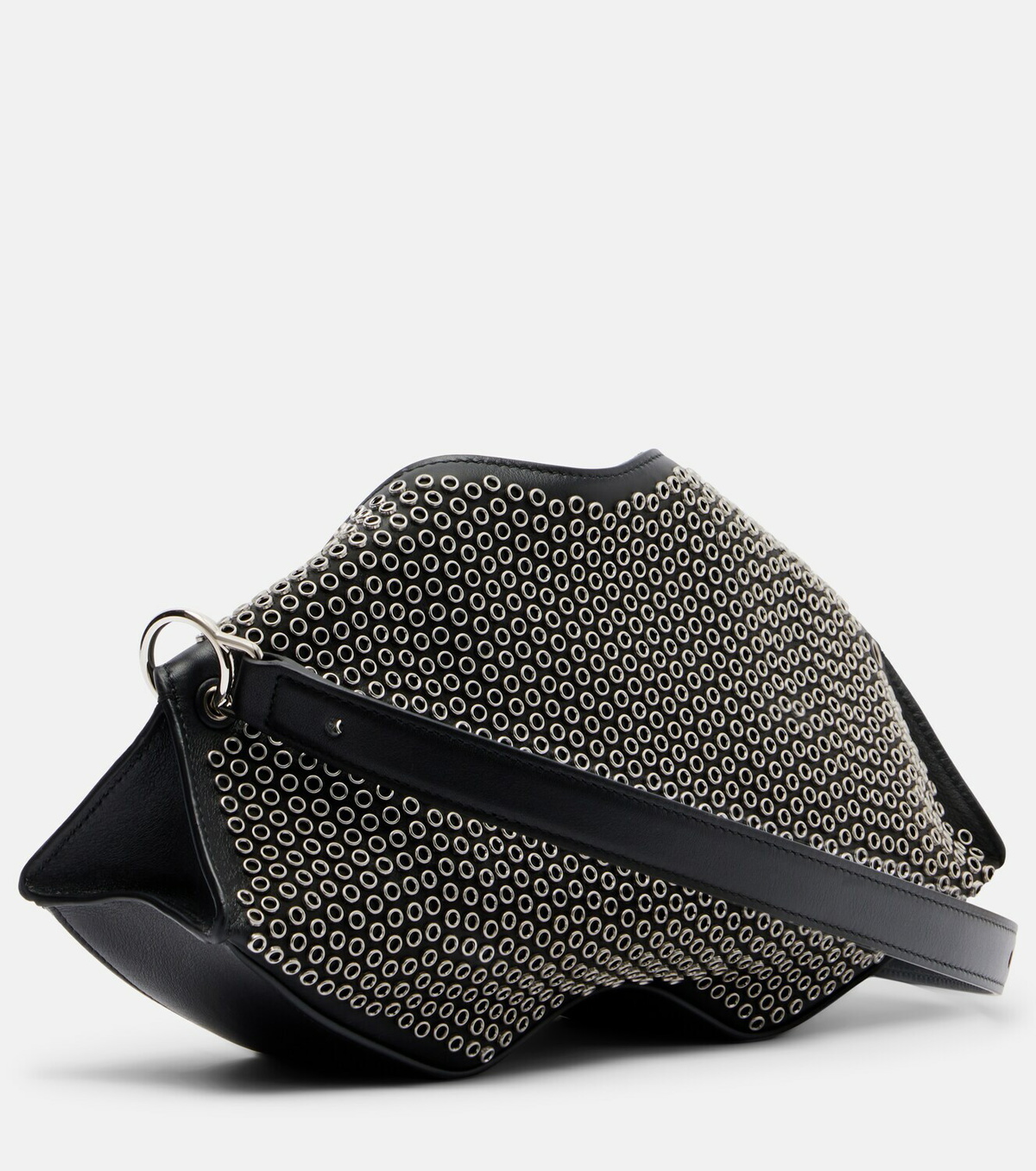McQueen Manta embellished leather tote bag
