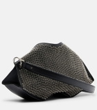 McQueen Manta embellished leather tote bag