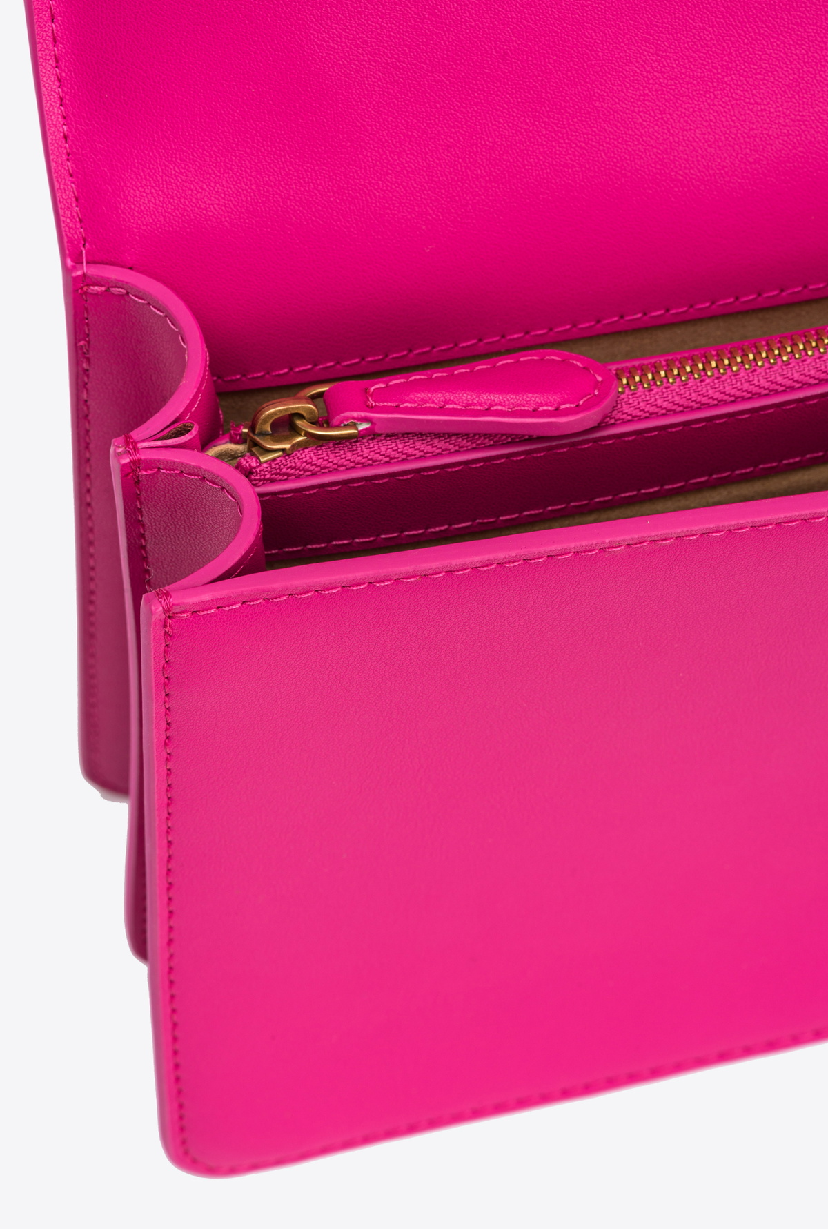 Pinko Classic Love Bag One Simply Pinko Pink Antique Gold