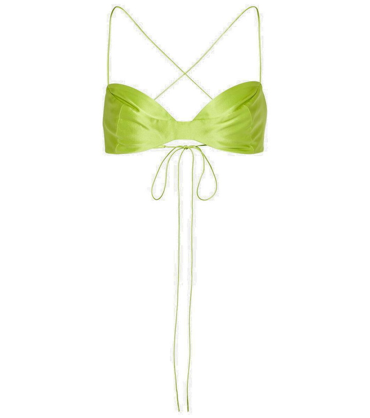 Photo: The Sei Silk satin bra top