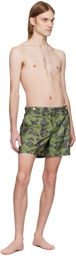 Vivienne Westwood Green Figurines Classic Swim Shorts