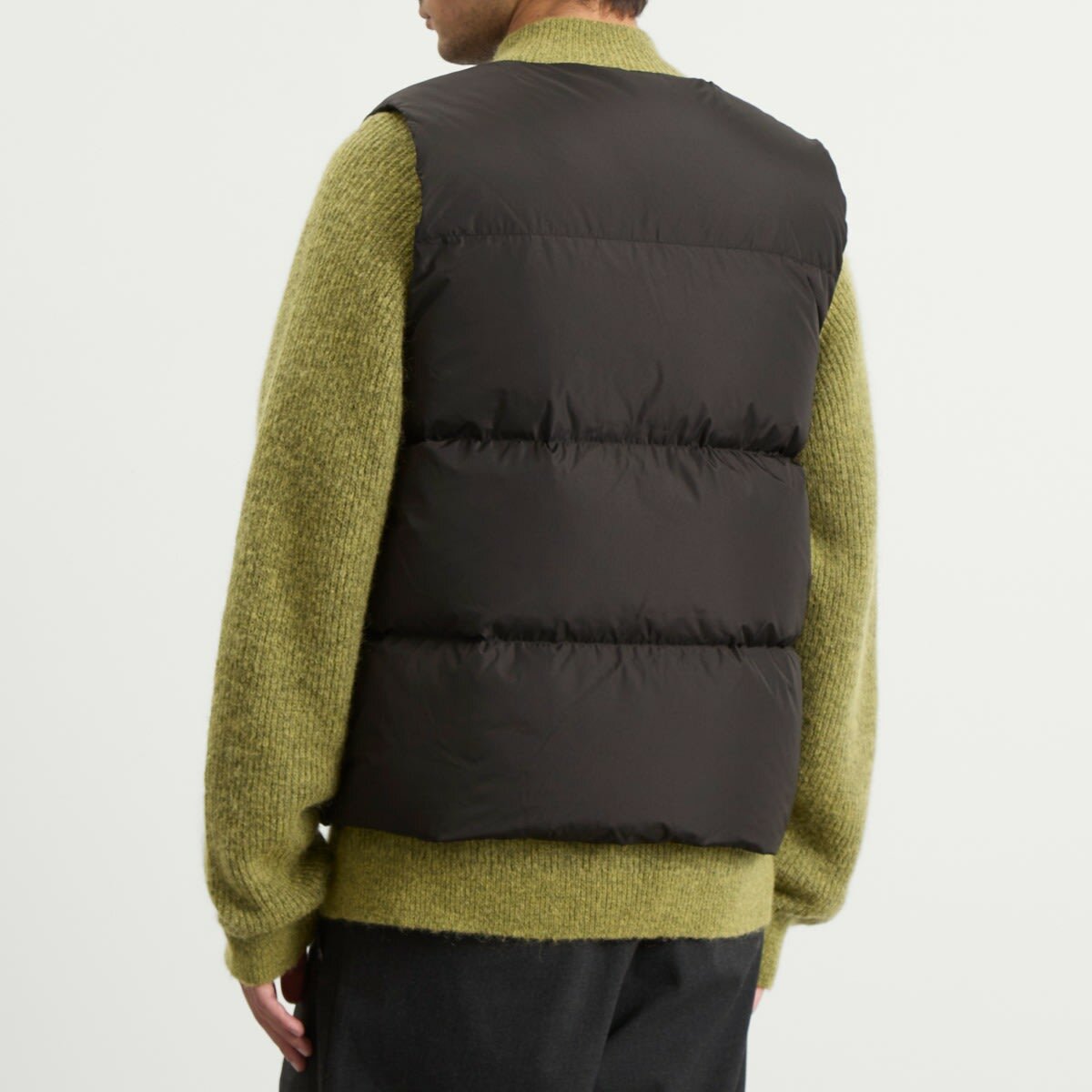Hiking Patrol Men's Element Down Vest in Charcoal Black