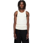 LEMAIRE Off-White Ribbed Jersey Tank Top