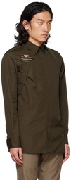 Givenchy Khaki Contemporary Fit Shirt