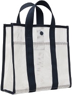 A.P.C. White Louise Small Tote