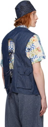 Engineered Garments Indigo C-1 Vest