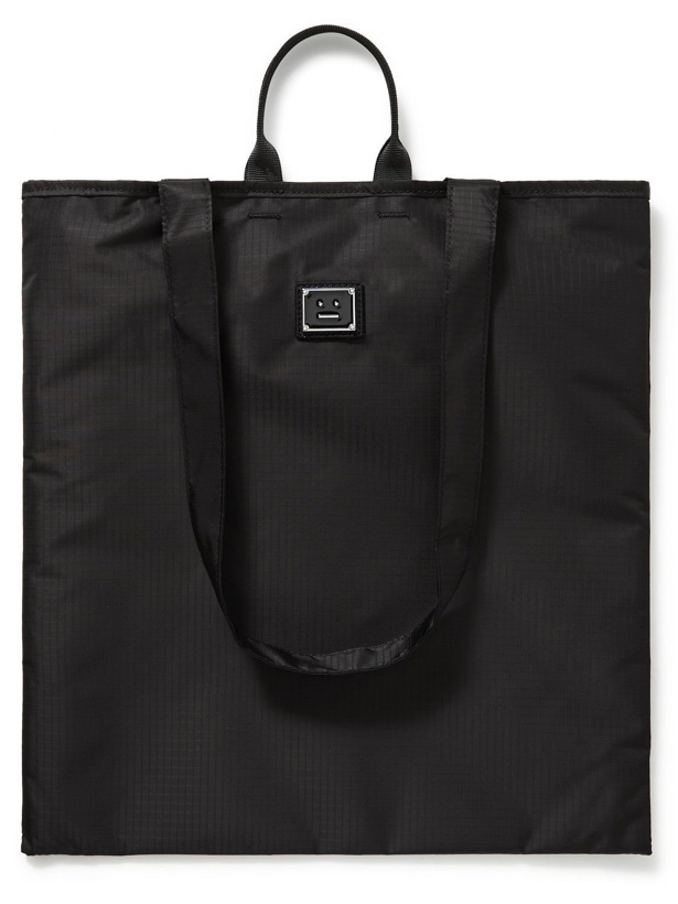 Photo: Acne Studios - Logo-Appliquéd Recycled Ripstop Tote Bag