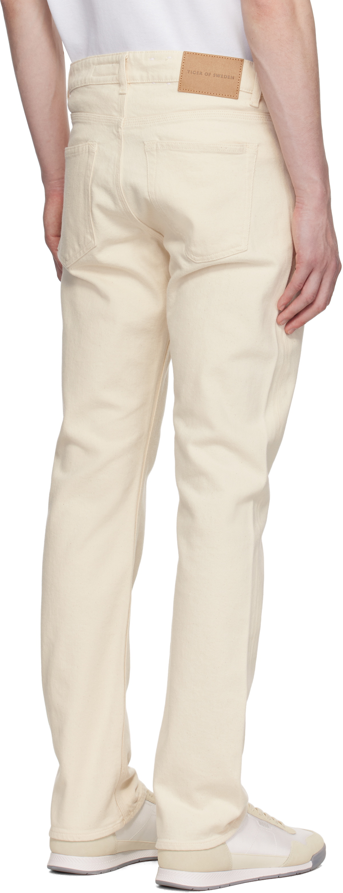 Tiger of Sweden Off-White Des Regular-Fit Jeans