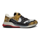 Gucci Yellow and Black Ultrapace Sneakers