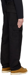 GR10K Black Shank Structured Cargo Pants