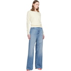 Stella McCartney Off-White Cashmere V-Neck Sweater