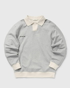 Helmut Lang Terry Polo Grey - Mens - Polos