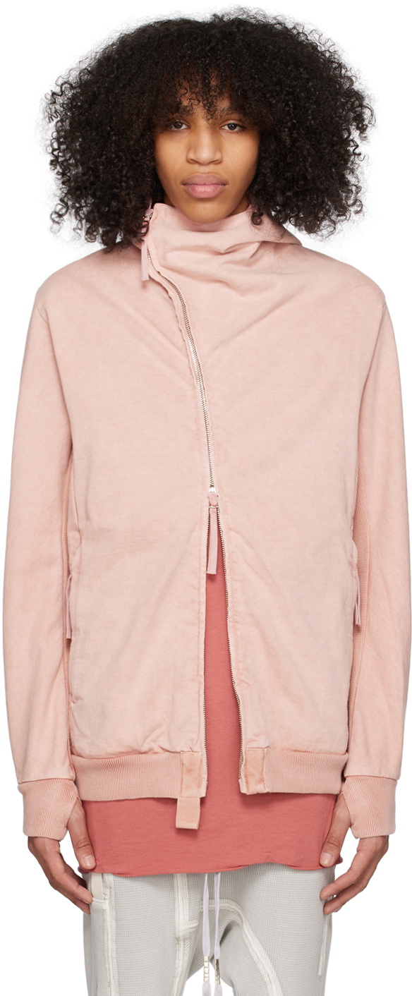 Boris Bidjan Saberi Pink Zipper 2.1 Hoodie