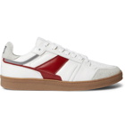 AMI - Leather and Suede Sneakers - White