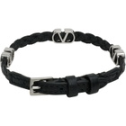 Valentino Garavani VLogo Signature Braided Calfskin Bracelet