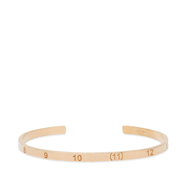 Photo: Maison Margiela Men's Number Logo Bangle in Gold