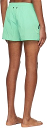 True Tribe Green Short Steve Swim Shorts