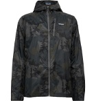 Patagonia - Houdini Packable Camouflage-Print Nylon-Ripstop Hooded Jacket - Gray
