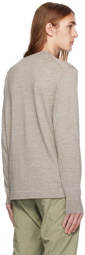NORSE PROJECTS Beige Teis Tech Sweater
