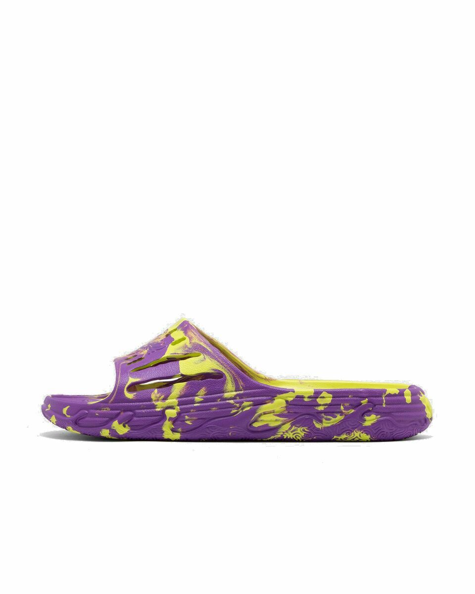 Photo: Puma Mb.03 Slide Purple/Yellow - Mens - Sandals & Slides