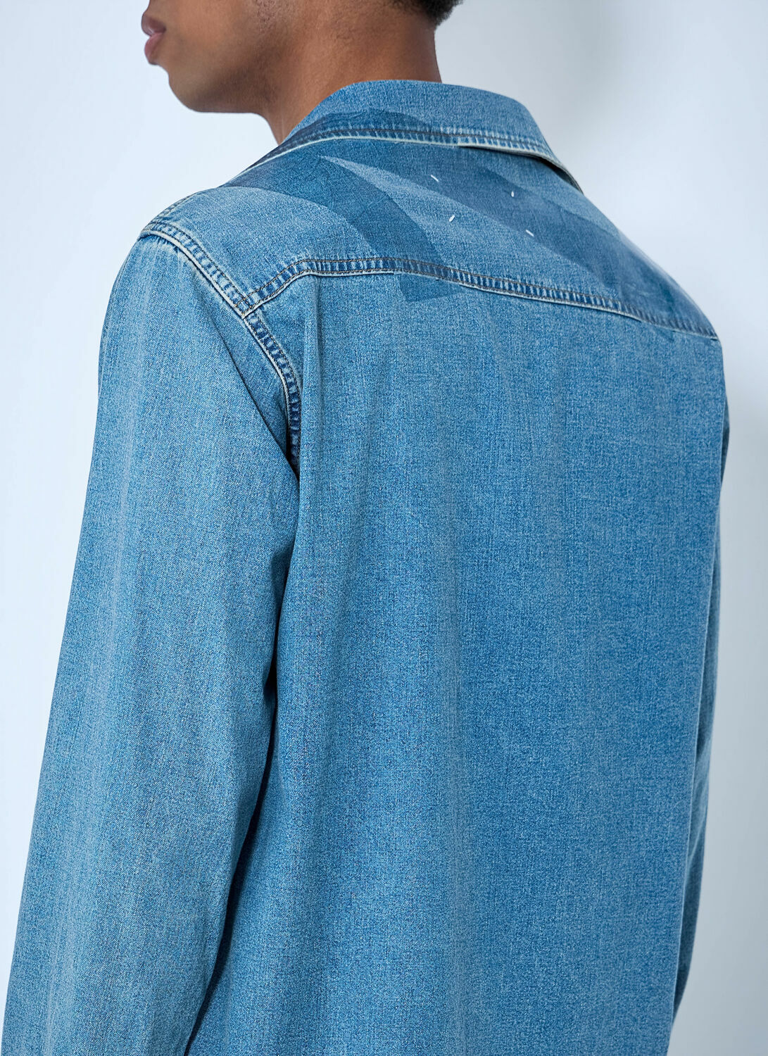 Maison Margiela Denim Button-Down Shirt
