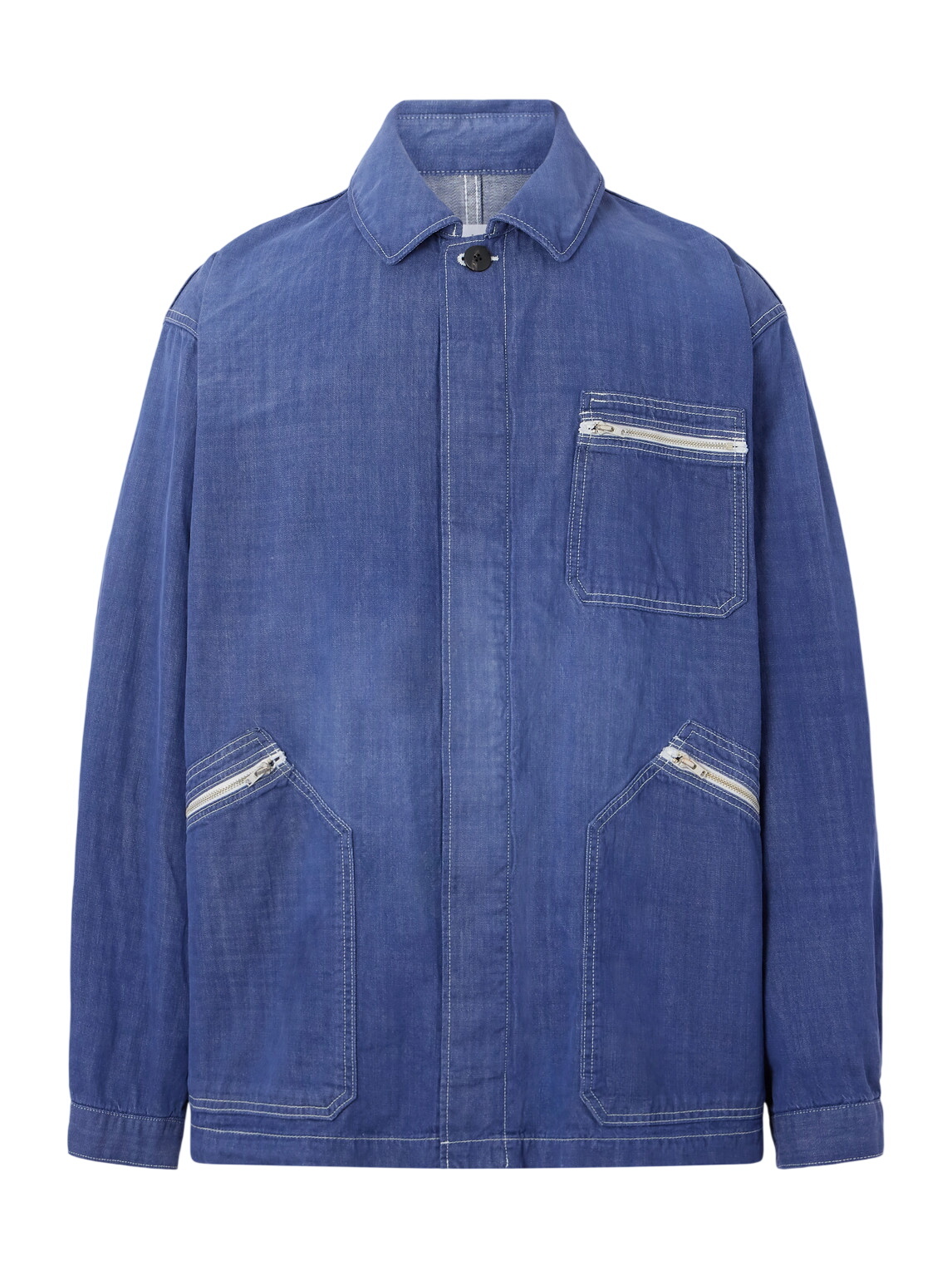 Visvim - Iris Reversible Padded Shell and Twill Jacket - Blue Visvim