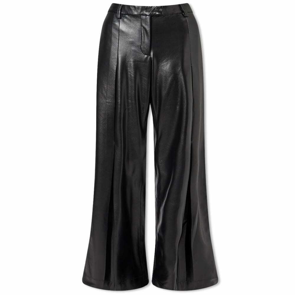 Aya Muse Women's Vortico Leather Pants in Black Aya Muse