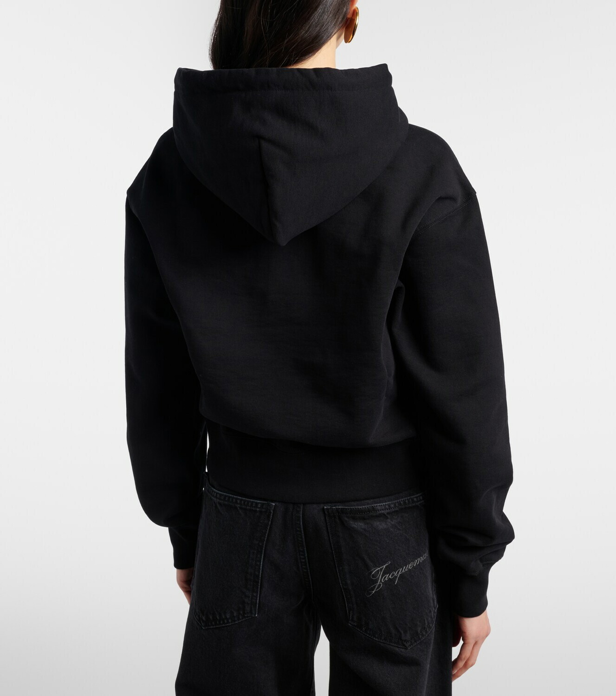 Jacquemus Logo cotton jersey hoodie