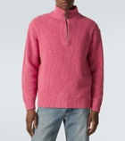 JW Anderson Wool and cotton half-zip sweater