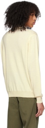 ANOTHER ASPECT Off-White Three-Button Polo