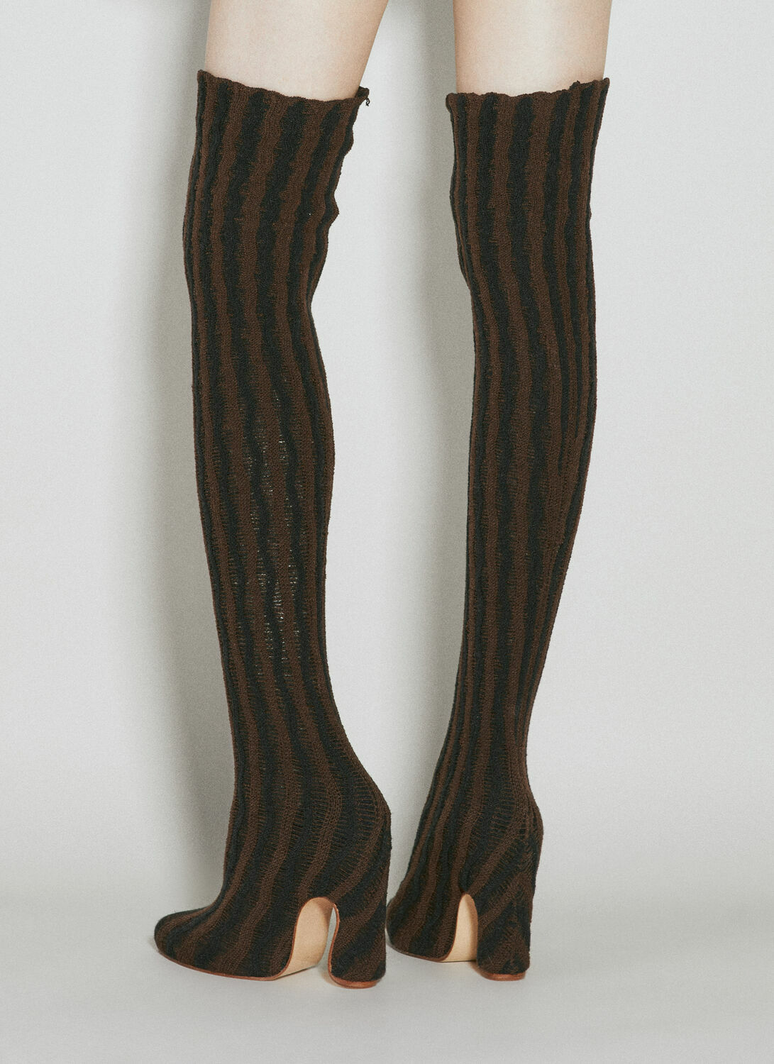 Isa Boulder Cactus Knit Boots