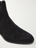 SAINT LAURENT - Wyatt Suede Chelsea Boots - Black