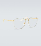 Gucci - Square metal glasses