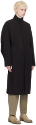 LE17SEPTEMBRE Black Stand Collar Coat