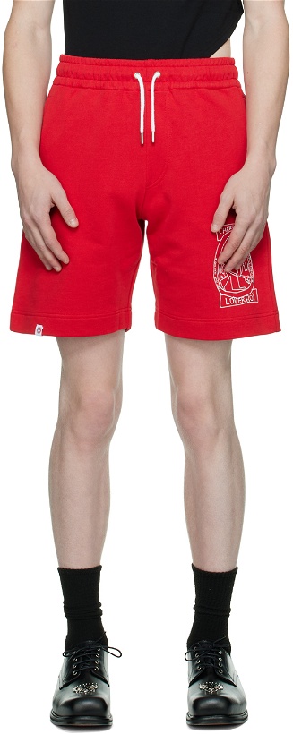 Photo: Charles Jeffrey Loverboy Red College Shorts
