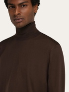 Ferragamo Mens High neck pullover in Brown