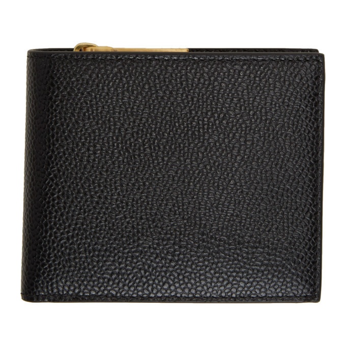 Photo: Thom Browne Black Fold-Out Coin Purse Wallet