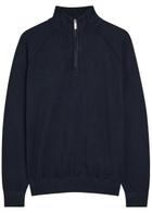 Raith Quarter-zip Knit Jumper Navy