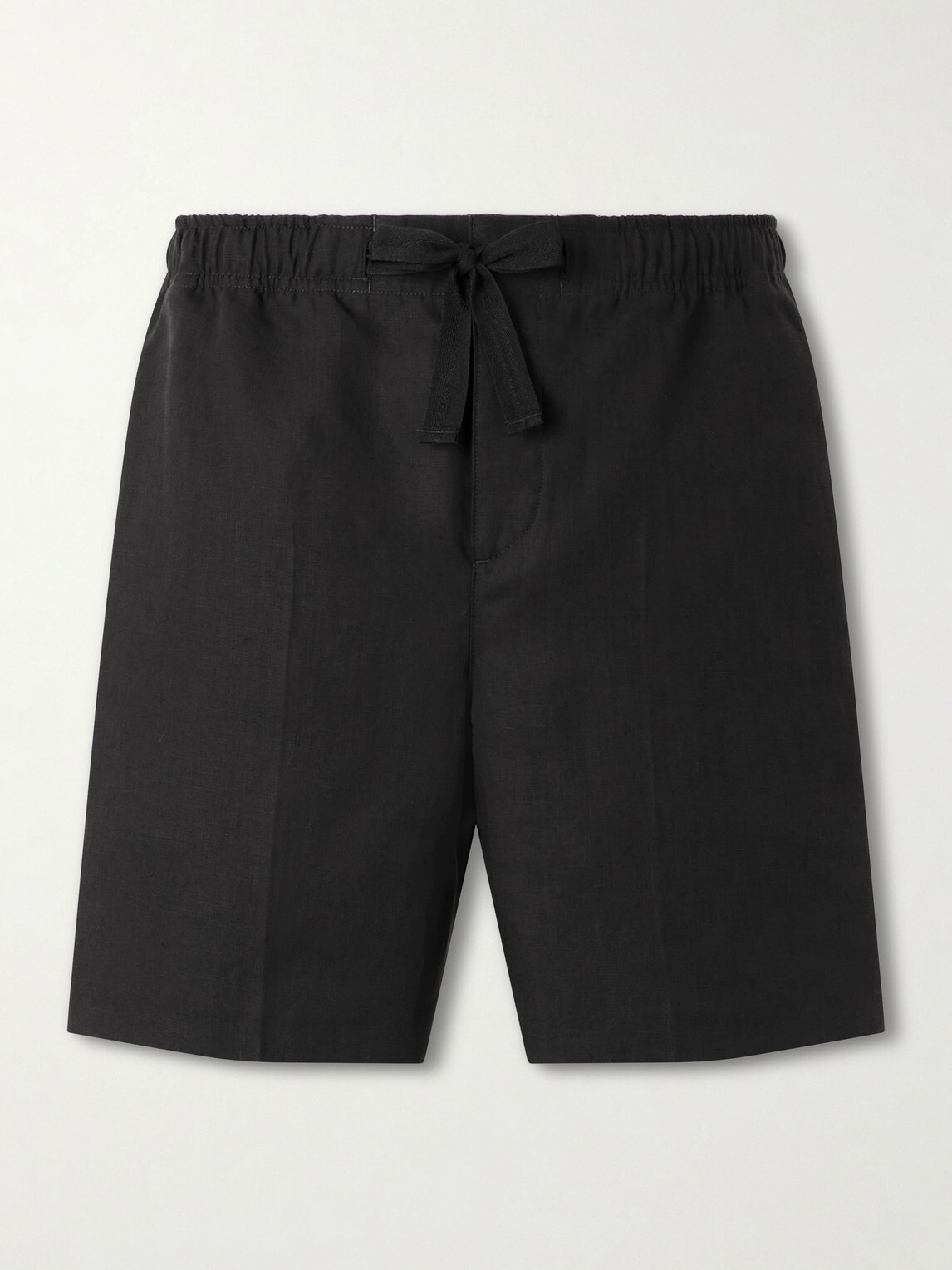 Orlebar Brown - Alex Straight-Leg Linen Drawstring Shorts - Black