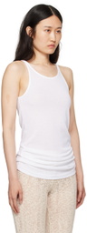 BITE White Transparent Tank Top