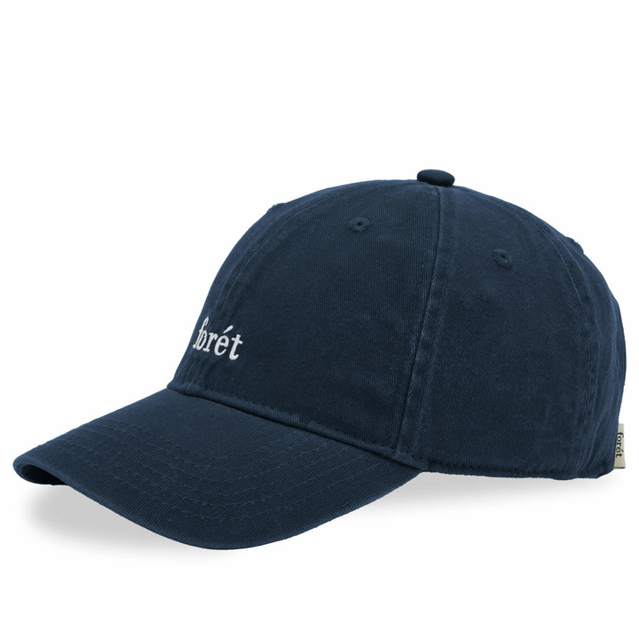 Photo: Foret Men's Hawk Washed Cap in Navy 