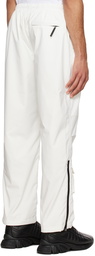 Burberry White Beresford Cargo Pants