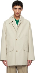 nanamica Beige 2L GORE-TEX Car Coat