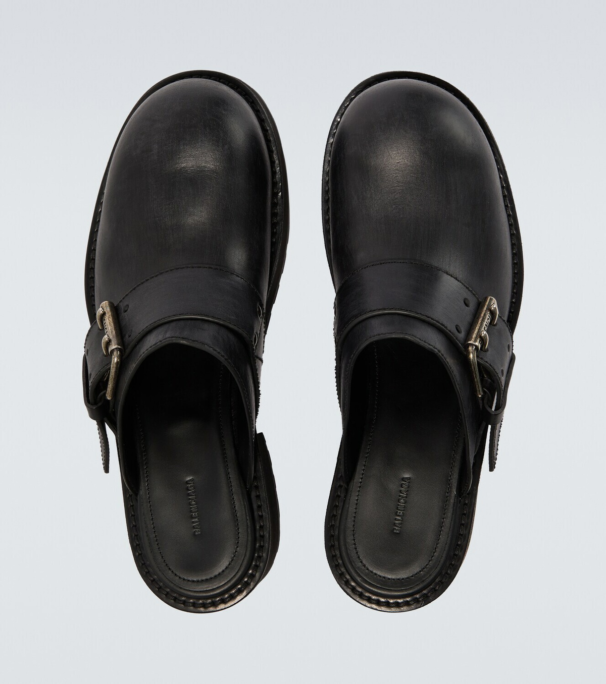 Balenciaga Venom leather mules