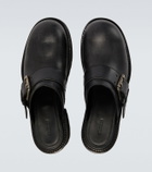 Balenciaga Venom leather mules