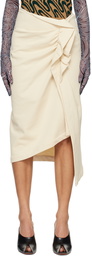 Dries Van Noten Off-White Hanam Midi Skirt