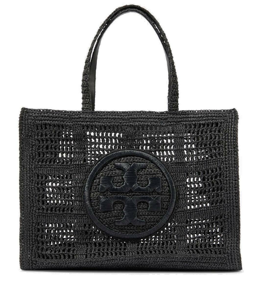 Tory Burch Ella Large crochet raffia tote bag Tory Burch